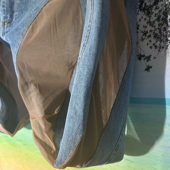 Cut-out Stocking Jeans by Miss Lola - Picture 6 of 9